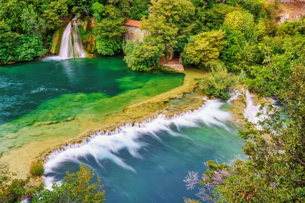 National Park Krka waterfalls